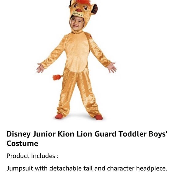 🚫SOLD🚫 DISNEY THE LION KING SIMBA COSTUME LION COSTUME 3 PIECE COSTUME SET KIDS - Picture 7 of 17